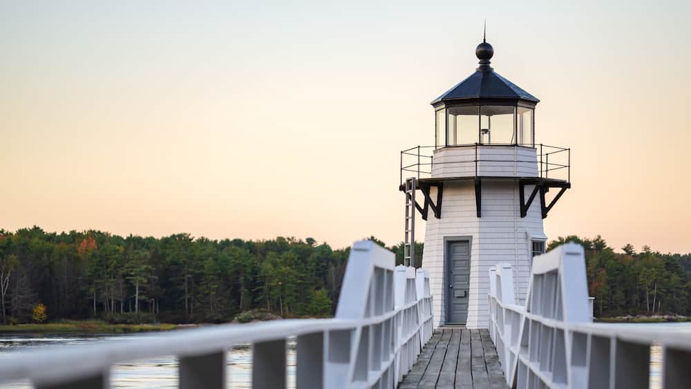 Lighthouse At Dawn