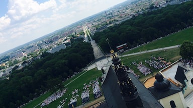 View on Częstochowa from tower of Jasna Góra.