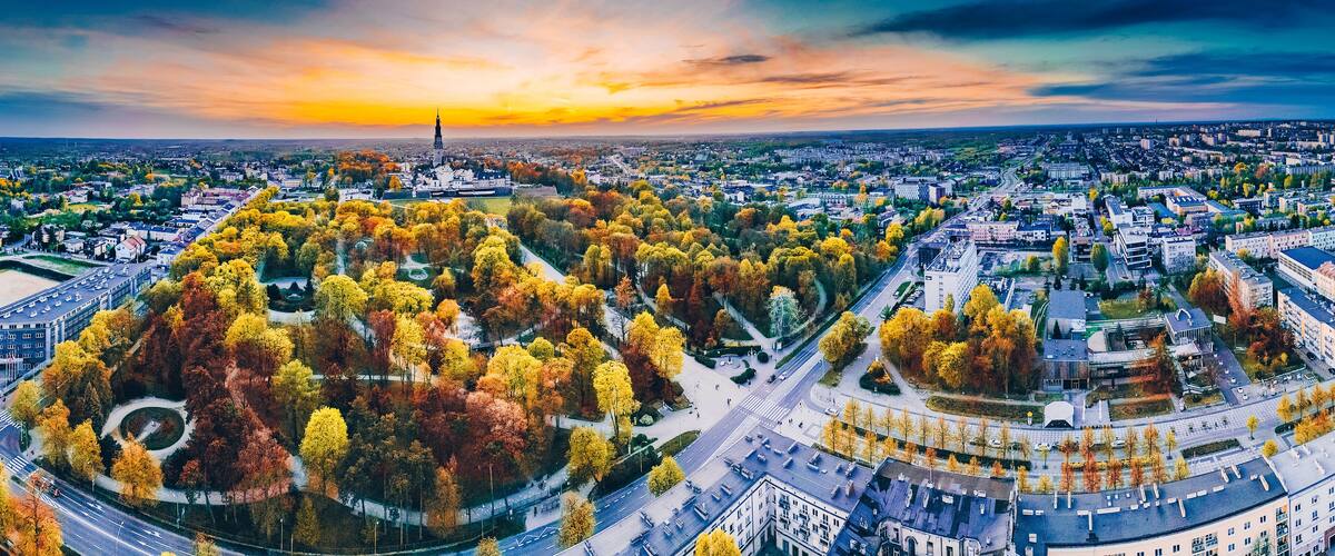 Jasna Gora - Czestochowa - Poland - View from the drone