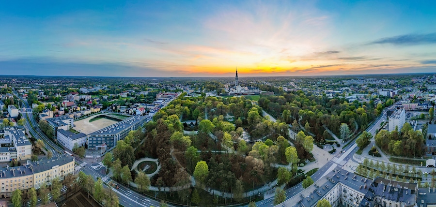Jasna Gora - Czestochowa - Poland - View from the drone