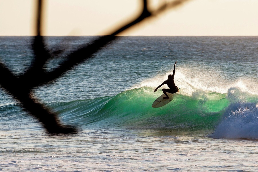 Sunset surf at The Mix.