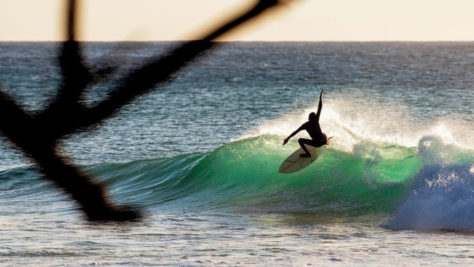 Sunset surf at The Mix.