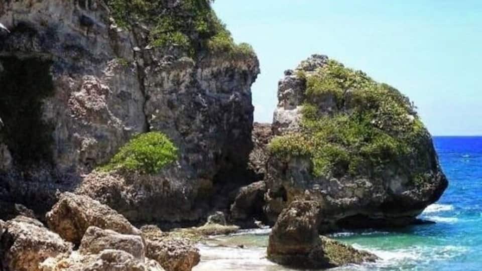 Tabletop Beach. West coast of Puerto Rico.
