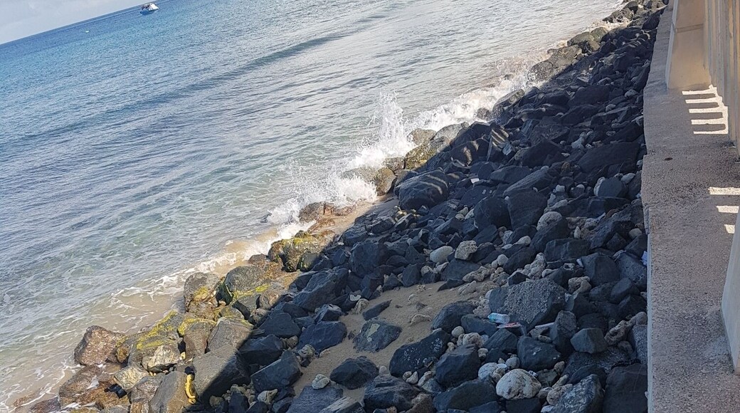 Another side of Aguadilla Puerto Rico.
Sad to see so much plastic and garbage at the seashore, is there no plastic recycling in Puerto Rico?
No matter where in the world it is so unnecessary to throw garbage in our beautiful nature.
