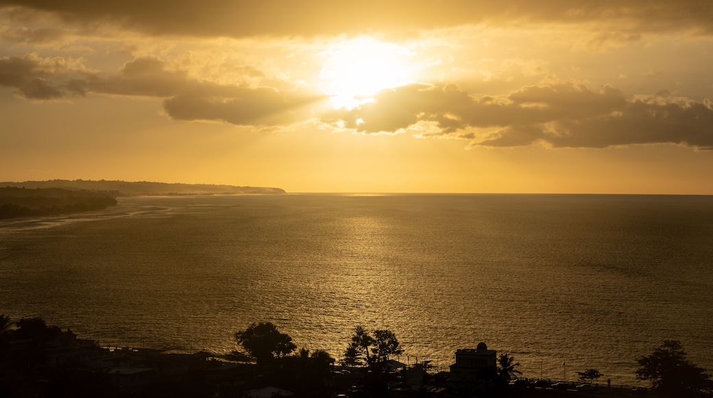 Sunset Aguadilla Beach Puerto Rico