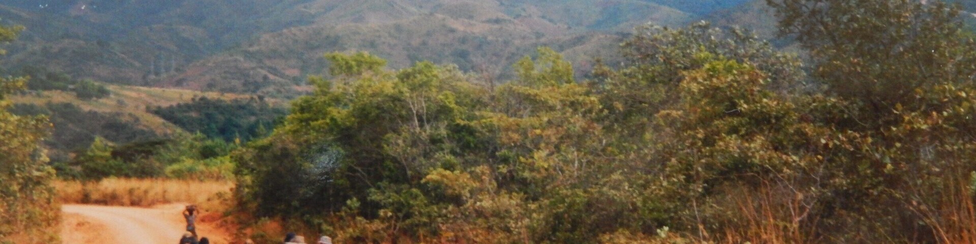 A steep climb to the 300 metre waterfall at Livingston plateau.We were kitted out in all our hiking gear and there were the guides in their jandals !.