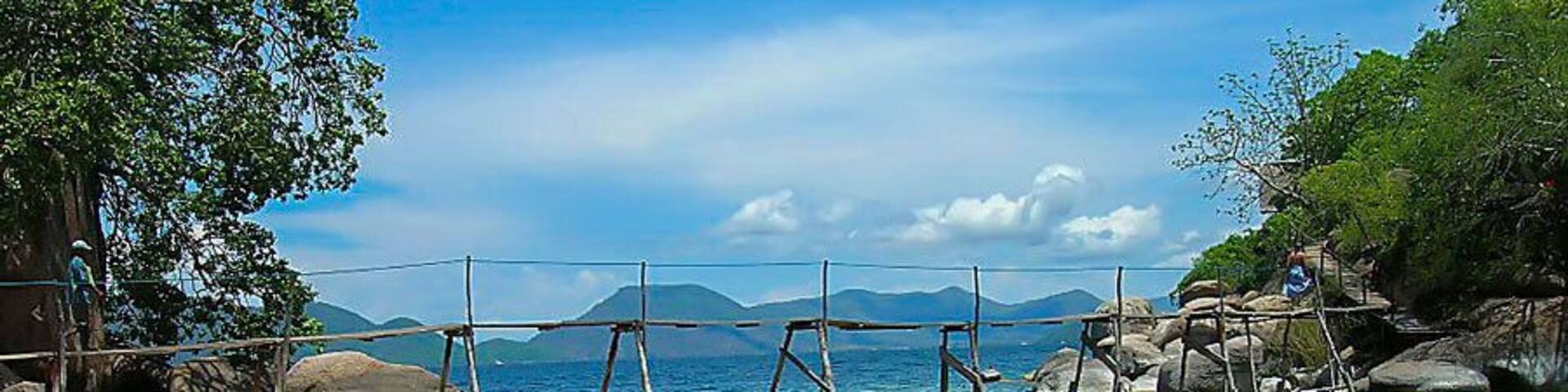Mumbo Island, in Lake Malawi. Your own little paradise Island
