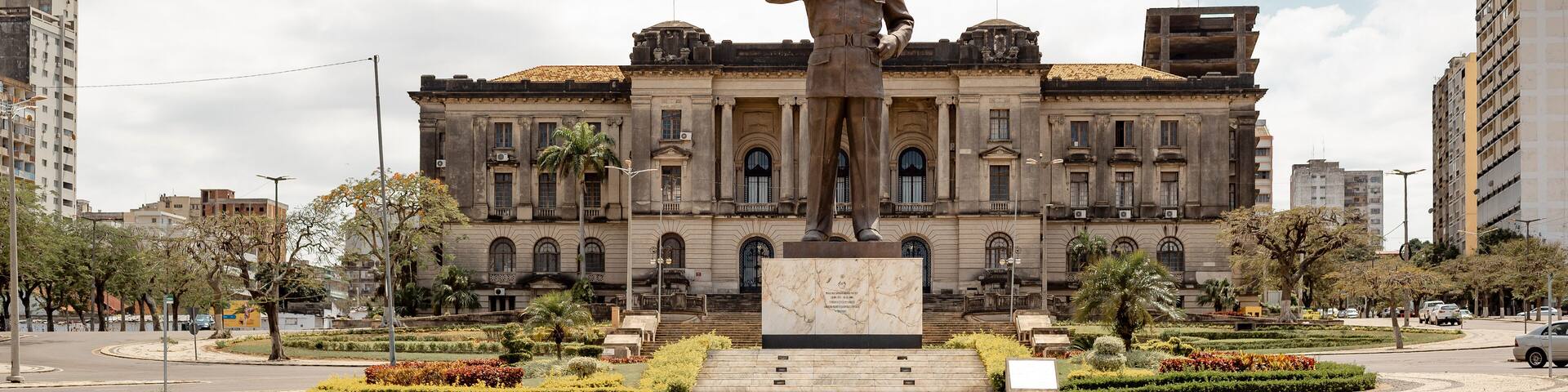 Maputo, Mozambique - August 17, 2021 -Praça da independência