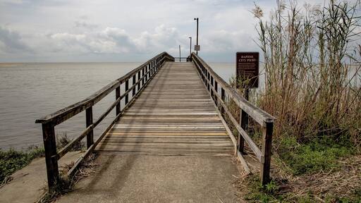 Daphne Alabama on crisp winter day at the municipal park.