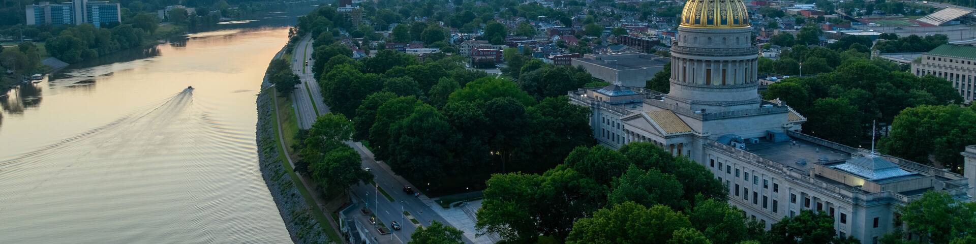 Aerial View of the West Virginia State Capitol Complex