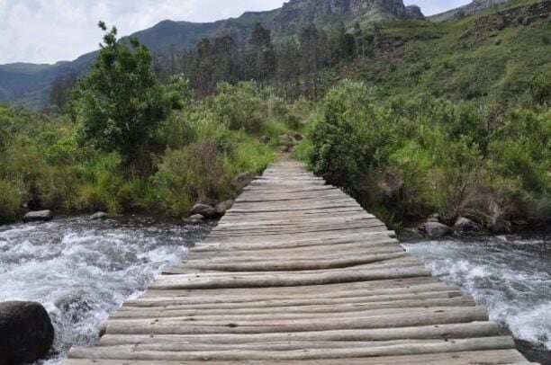 Beautiful Drakensburg mountains 