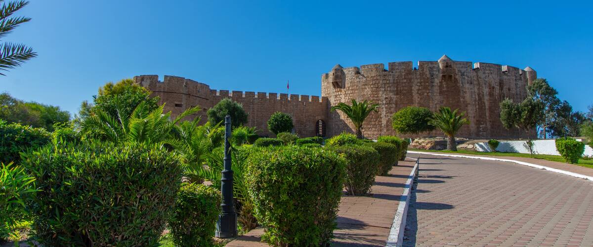 Ancient fortress in the old town of Safi in Morocco