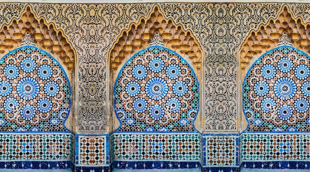 Decorative Moroccan Water Fountain in Tangier.