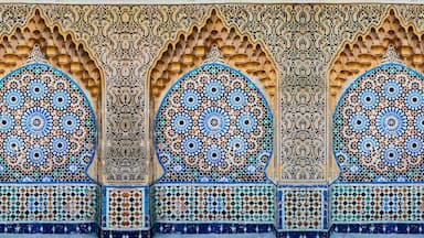 Decorative Moroccan Water Fountain in Tangier.