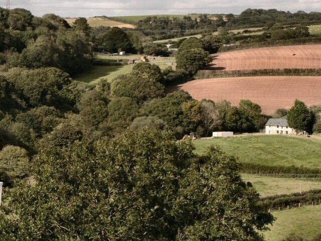 Across the valley from Southway Plymouth