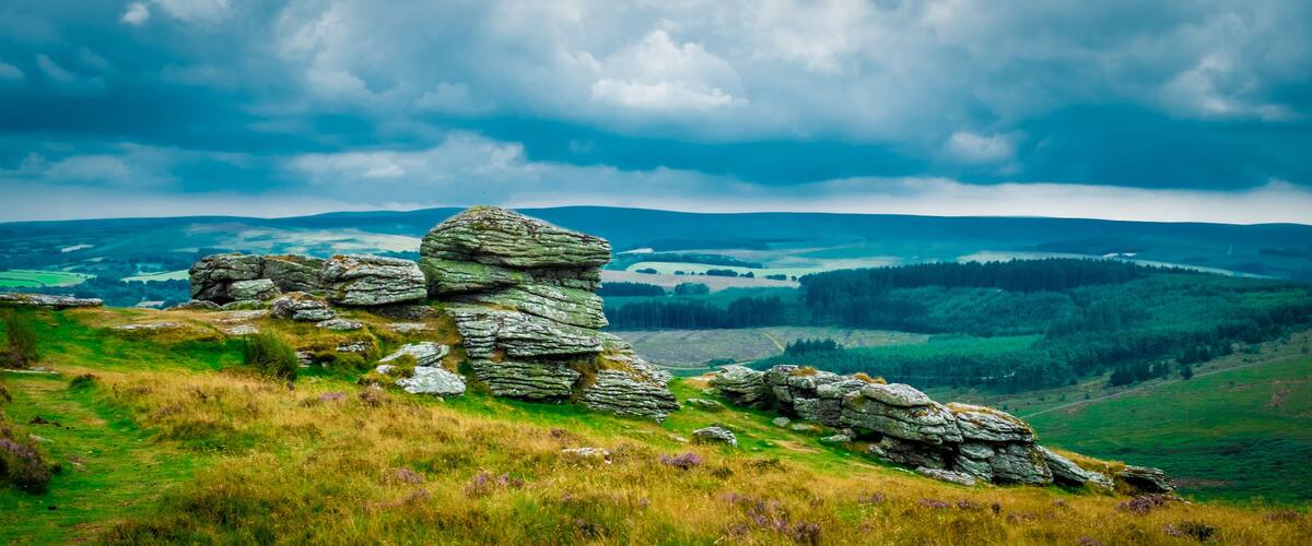 Dartmoor National Park Devon UK