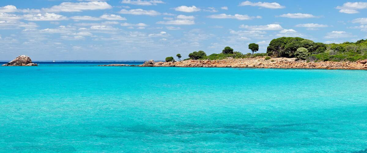 Stunning summers day on coastline of south west western australia