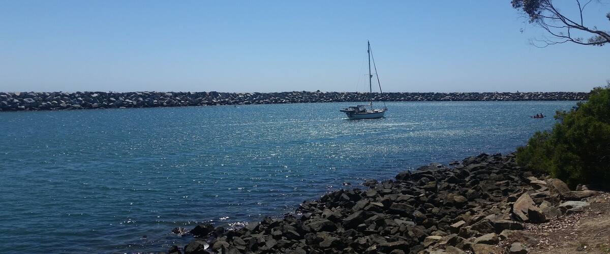 #SpringFun exploring new places and watching the boats sail in to the harbor
