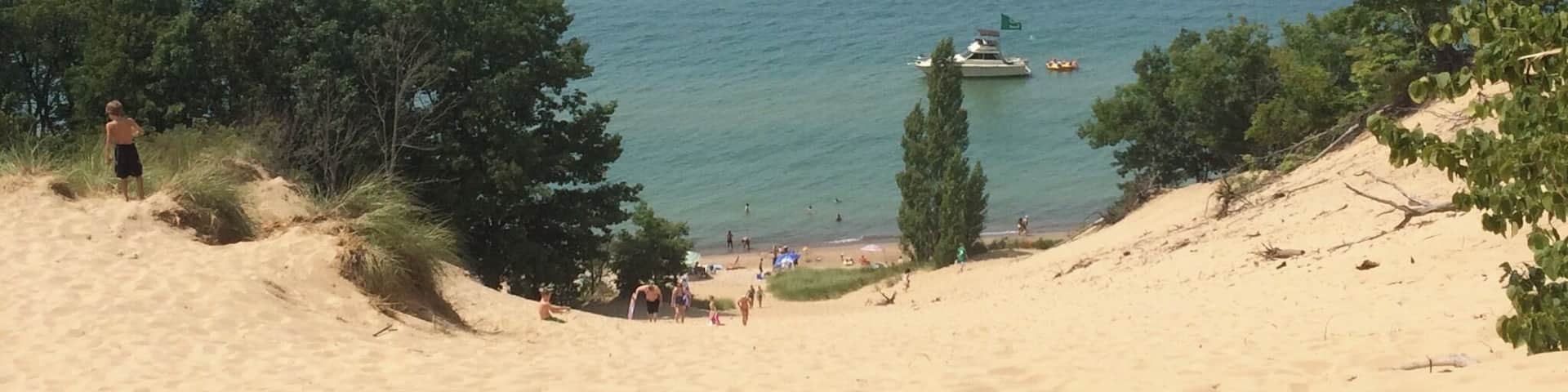 sand dunes on the Van Buren State park #beach