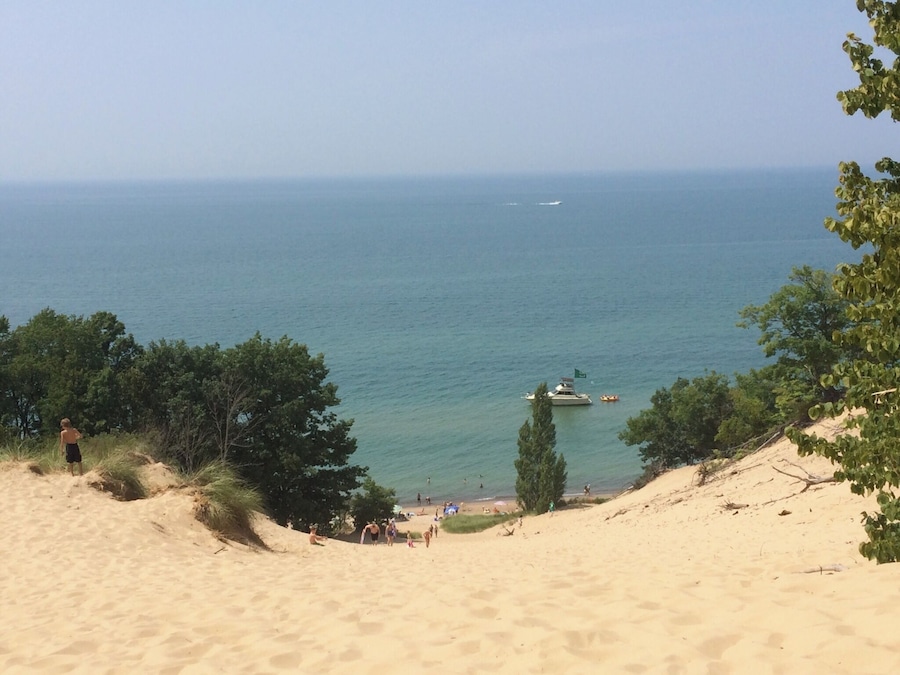 sand dunes on the Van Buren State park #beach