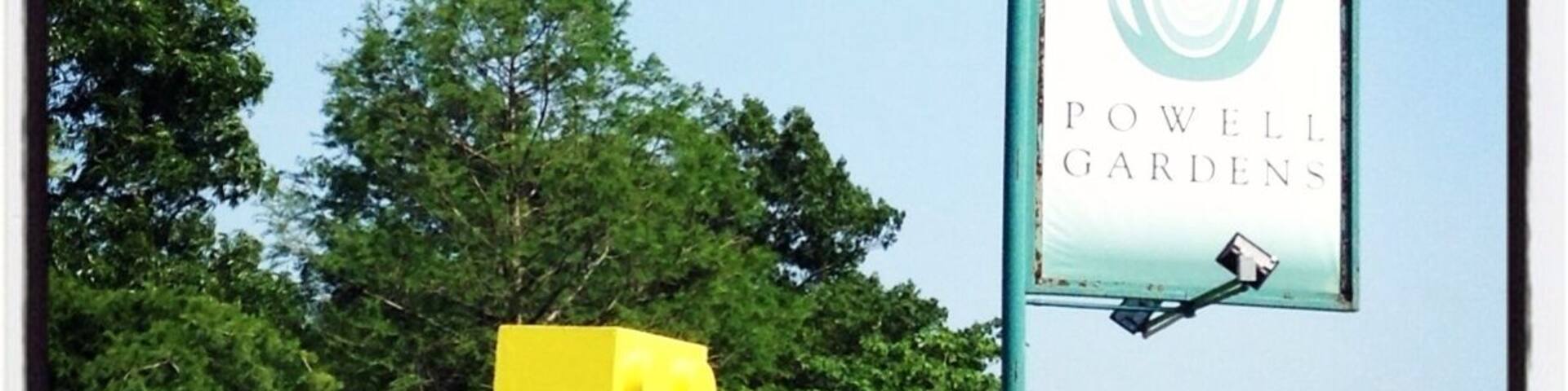 #kidsfun Powell Gardens is a beautiful place to go to take in the scenery, and to stop and smell the roses, and other flowers. Great for young and old alike.