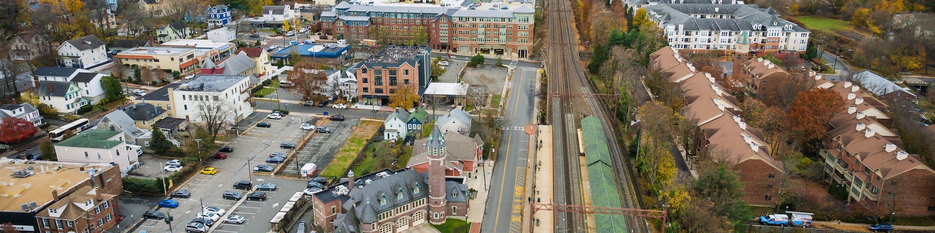 Aerial Drone of South Orange New Jersey