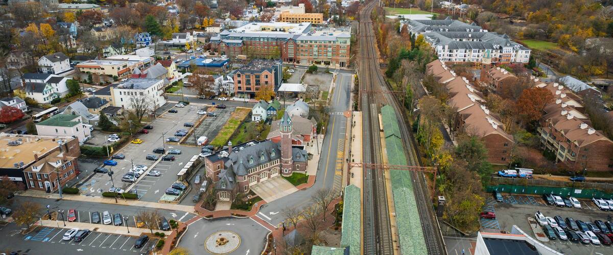 Aerial Drone of South Orange New Jersey