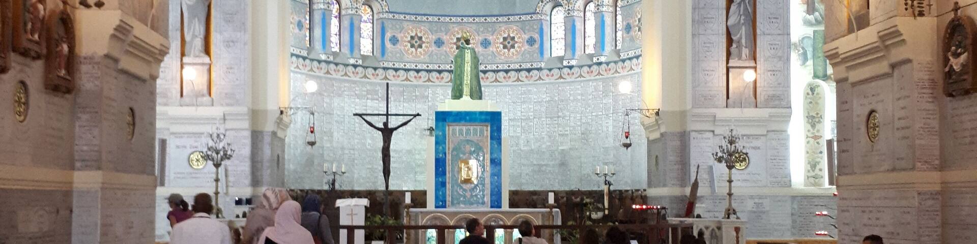 Notre Dame d'Afrique, also known as “Madame Afrique” or “Lella Myriam” is located in the Z'Ghara district. It stands 124 meters above sea level in the western districts of Algiers. The basilica was completed in 1872 after 14 years of work, it is the work of the French architect Jean Eugène Fromageau.
Its symbolic and religious importance can be summed up by the inscription on the apse: Notre Dame d'Afrique priez pour nous et pour les Musulmans ("Our Lady of Africa, pray for us and for the Muslims")
#History Photo Contest #histort