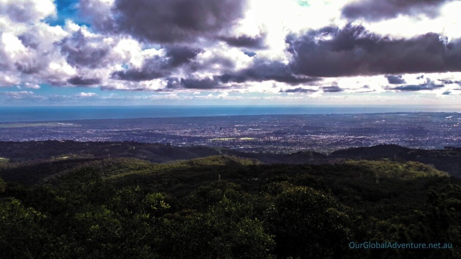 The view from Mt Lofty, across our home town, Adelaide.