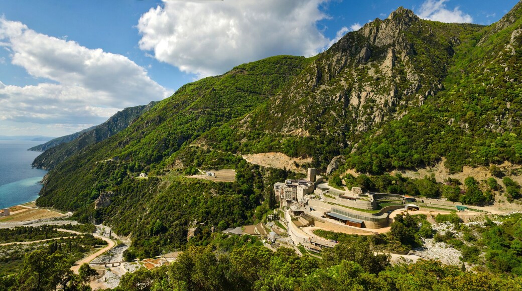 The holy monastery of Saint Paul in the monastic republic of Mount Athos, Greece