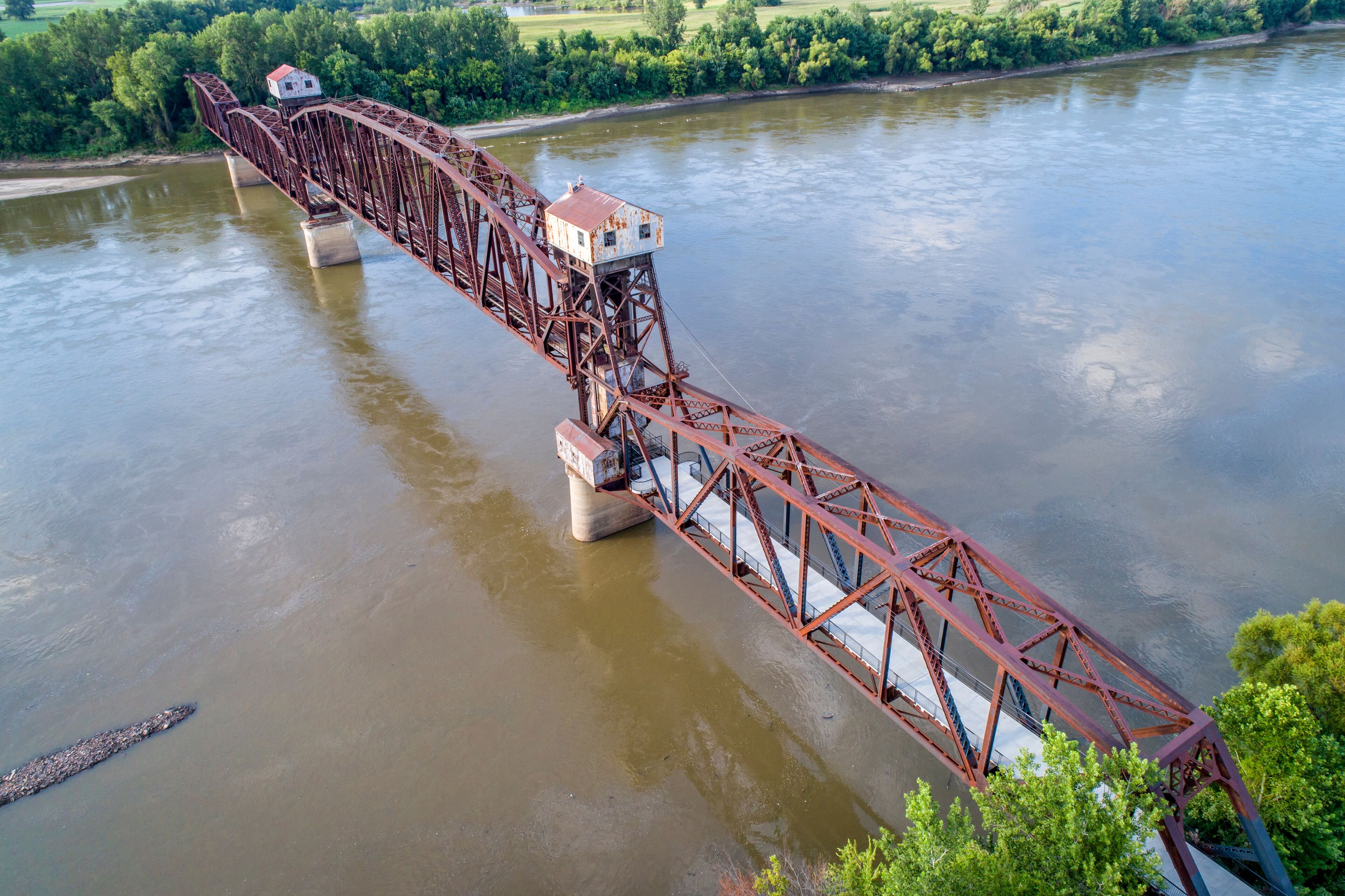 Railroad Katy Bridge  at Boonville