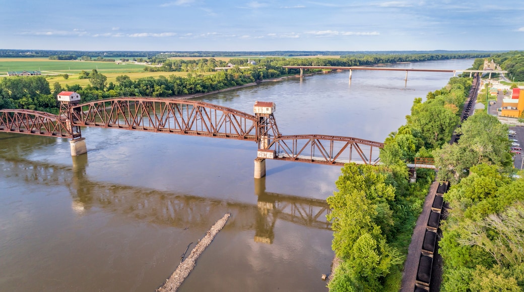 Railroad Katy Bridge at Boonville over Missouri River