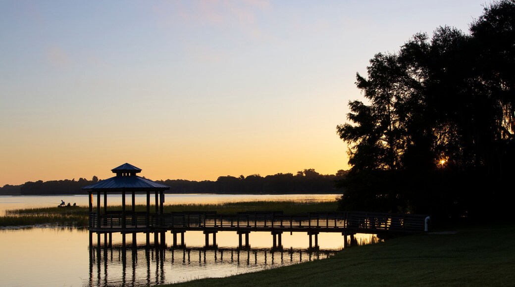 A small lake in a central Florida retirement community