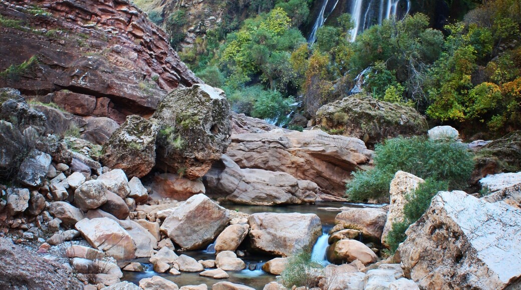 waterfall shevey from andimeshk. available this location with train in telezang station.