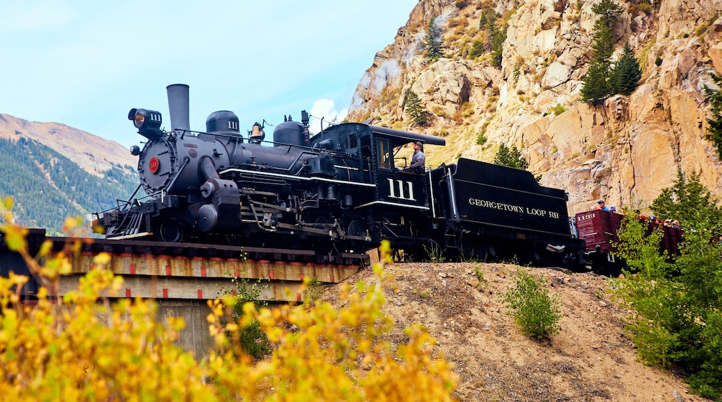 Train in Georgetown, Colorado mountains