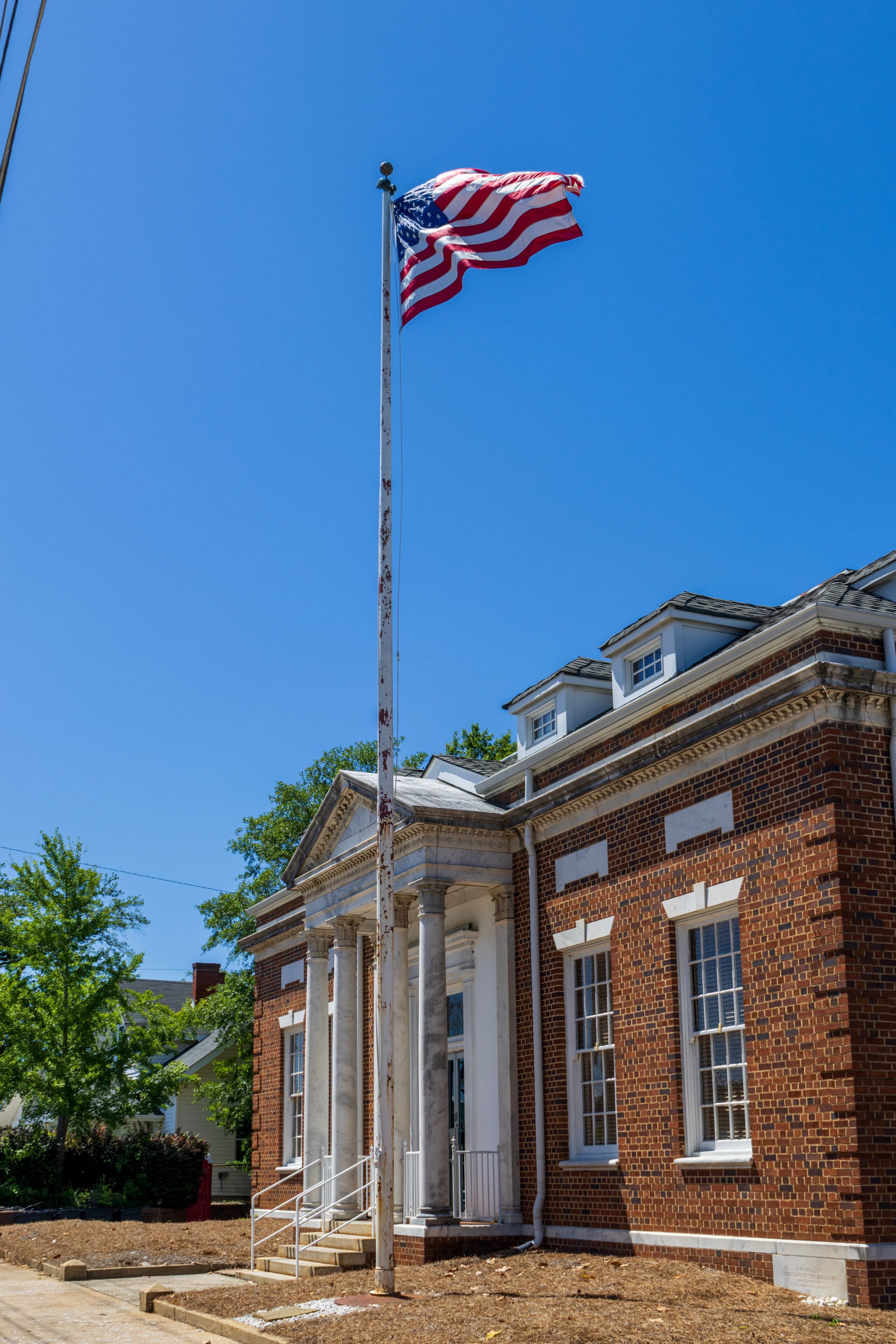 Cherokee County Station 16 Fire Station in Historic Downtown in Canton Georgia USA