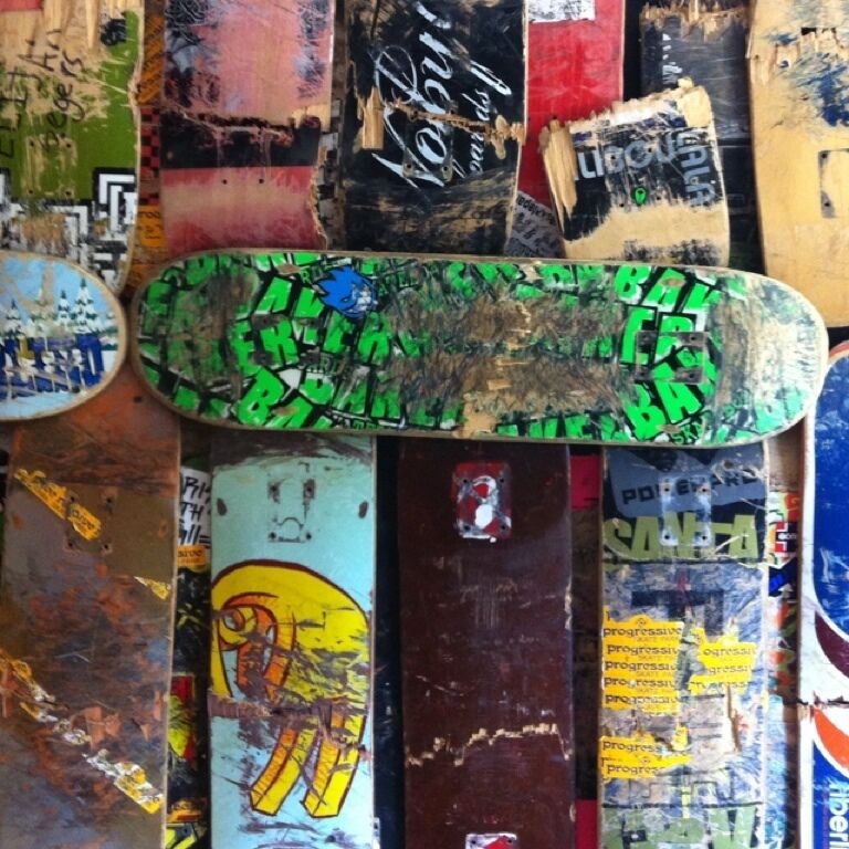 Chillin' at the skate park.