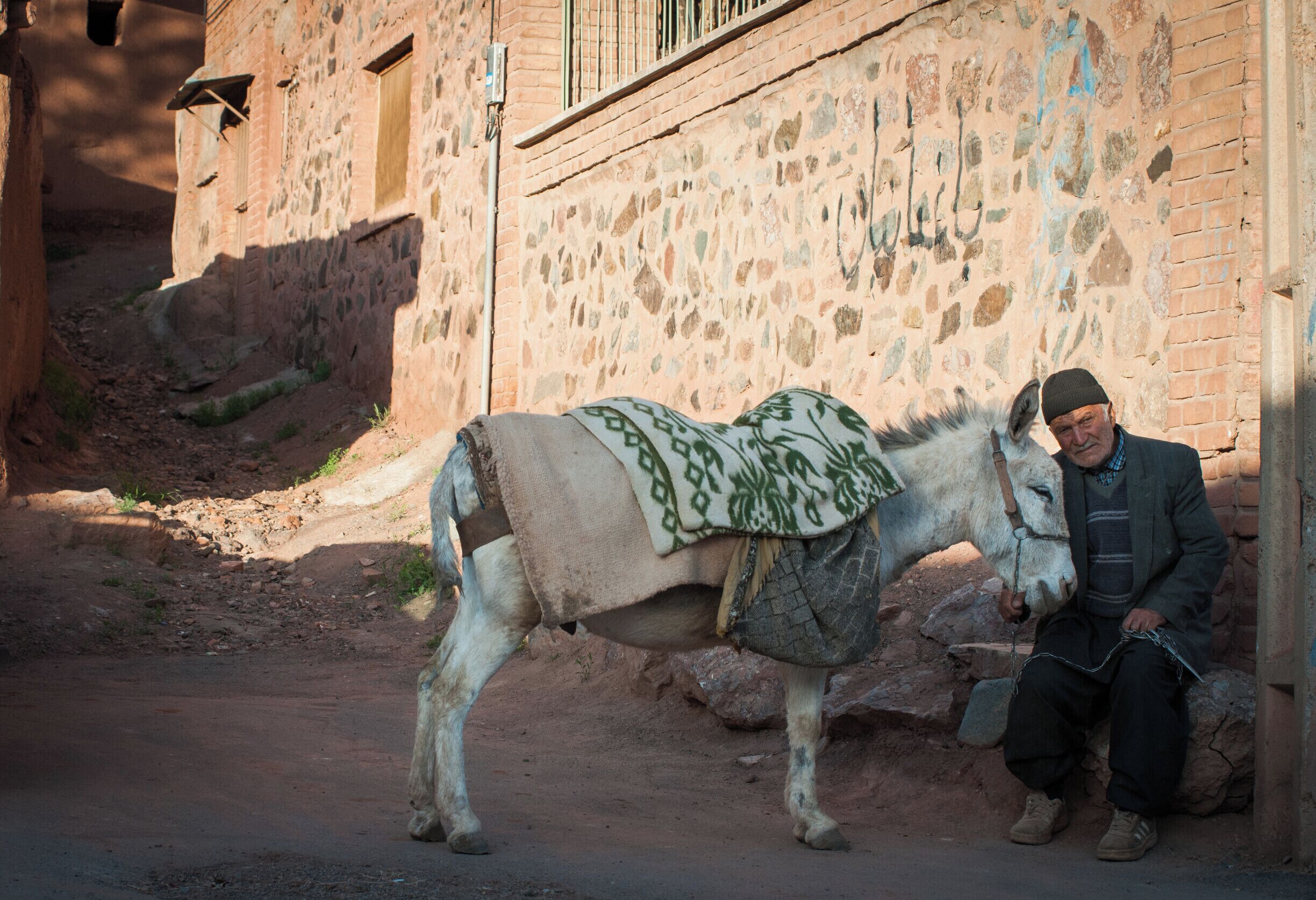 An old man and his donkey in beautiful Abyaneh. To me, this picture's the essence of the kindness I found all over Iran.
