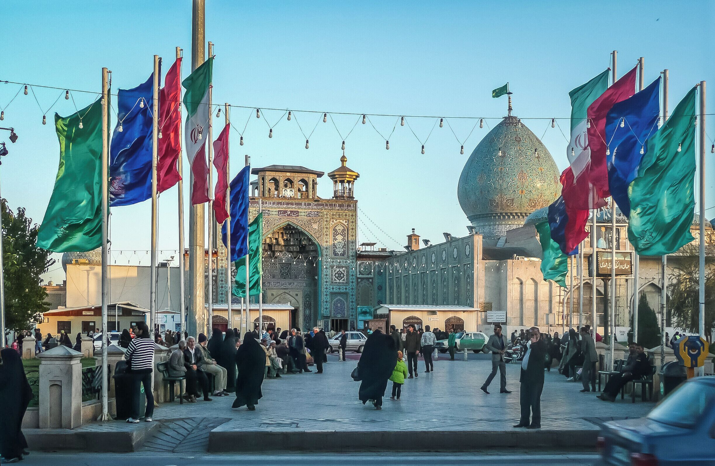 The Shah Cheragh shrine, we came in here a bit nervous, but one of the persons running the place came up to us, and took us around, explained everything to us, and was really nice to us....wonderful experience.