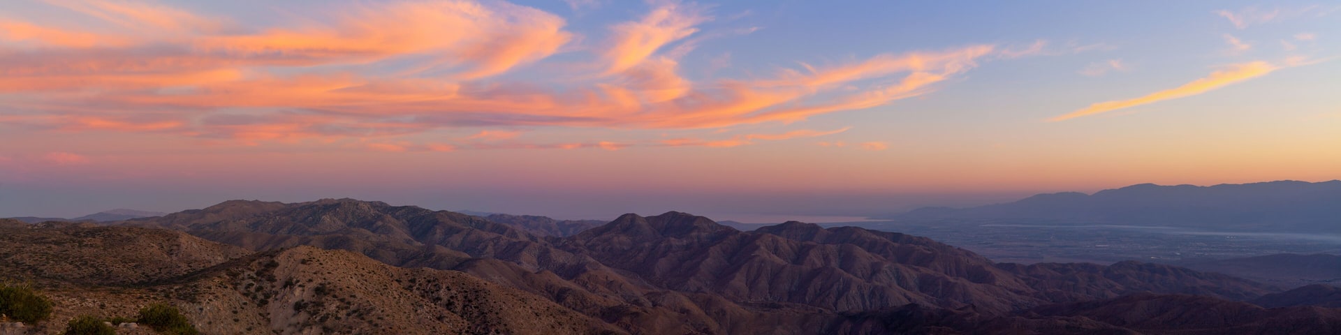 Desert Mountains Sunset