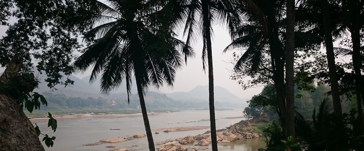 View of the Nam Khan and Mekong river meeting at the peninsula in Luang Prabang, Laos. A view it was hard to tear myself away from!
#river photo challenge