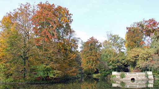 Parc de l'orangerie located in Strasbourg Alsace France