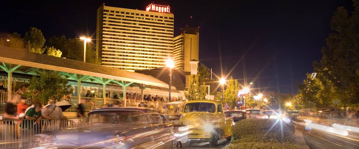 Sparks which includes a city and night scenes