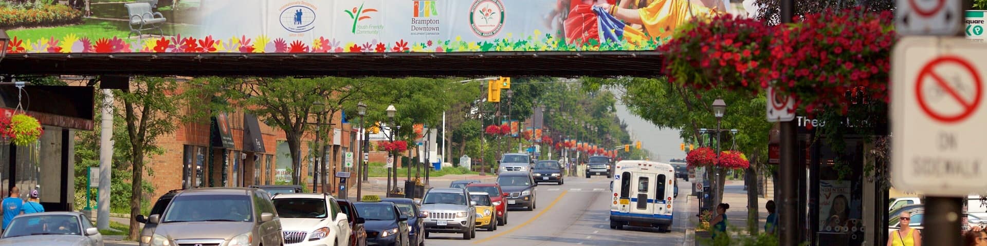 Brampton ofreciendo una ciudad, escenas urbanas y señalización