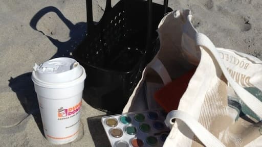 Once again I'm at the beach. This is the same Karen Rinaldo-green of yesterday to my lost followers. Having problems between old and new phones, but I will take some Mid-tide photos