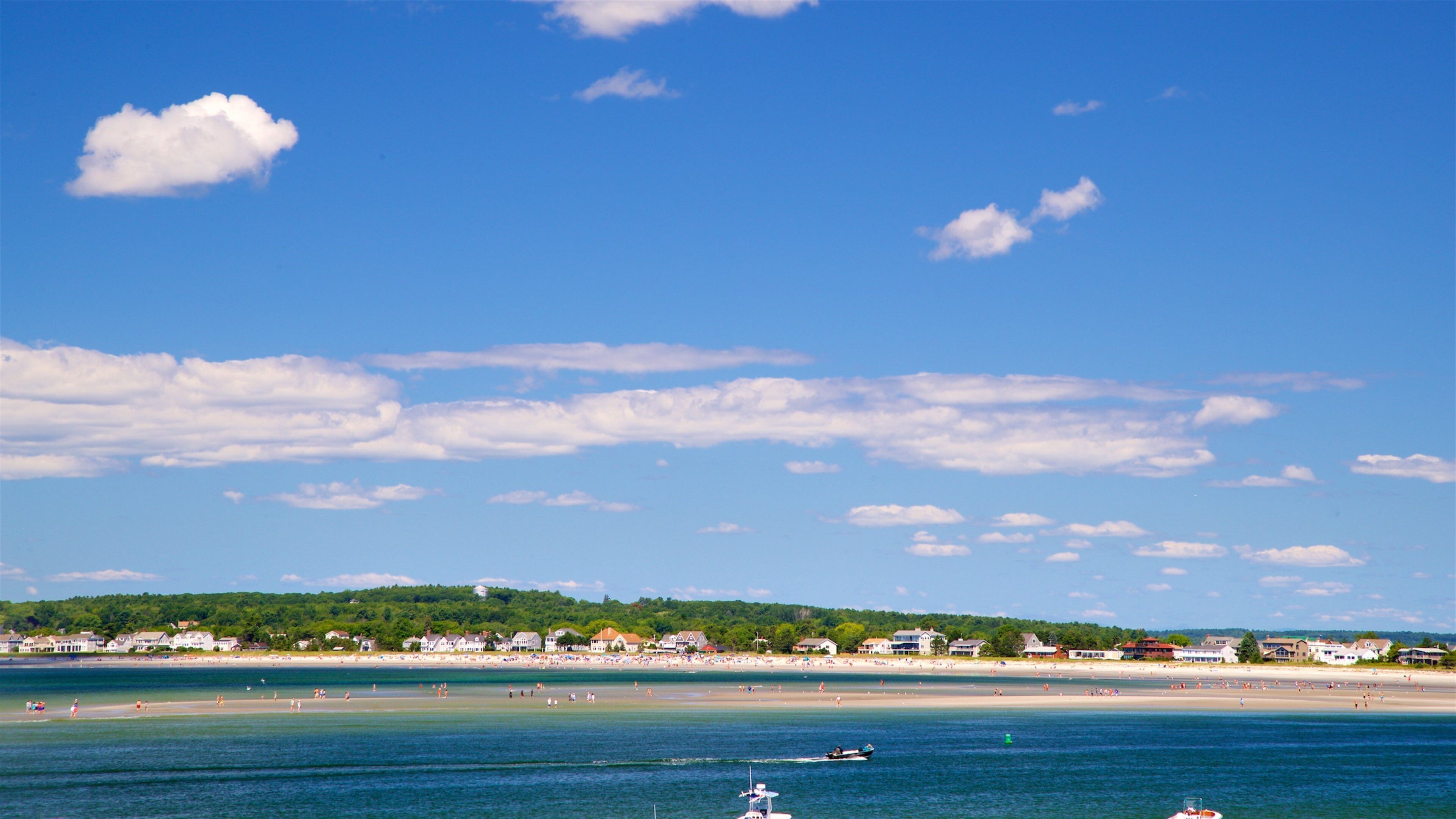 Scarborough which includes general coastal views and a coastal town
