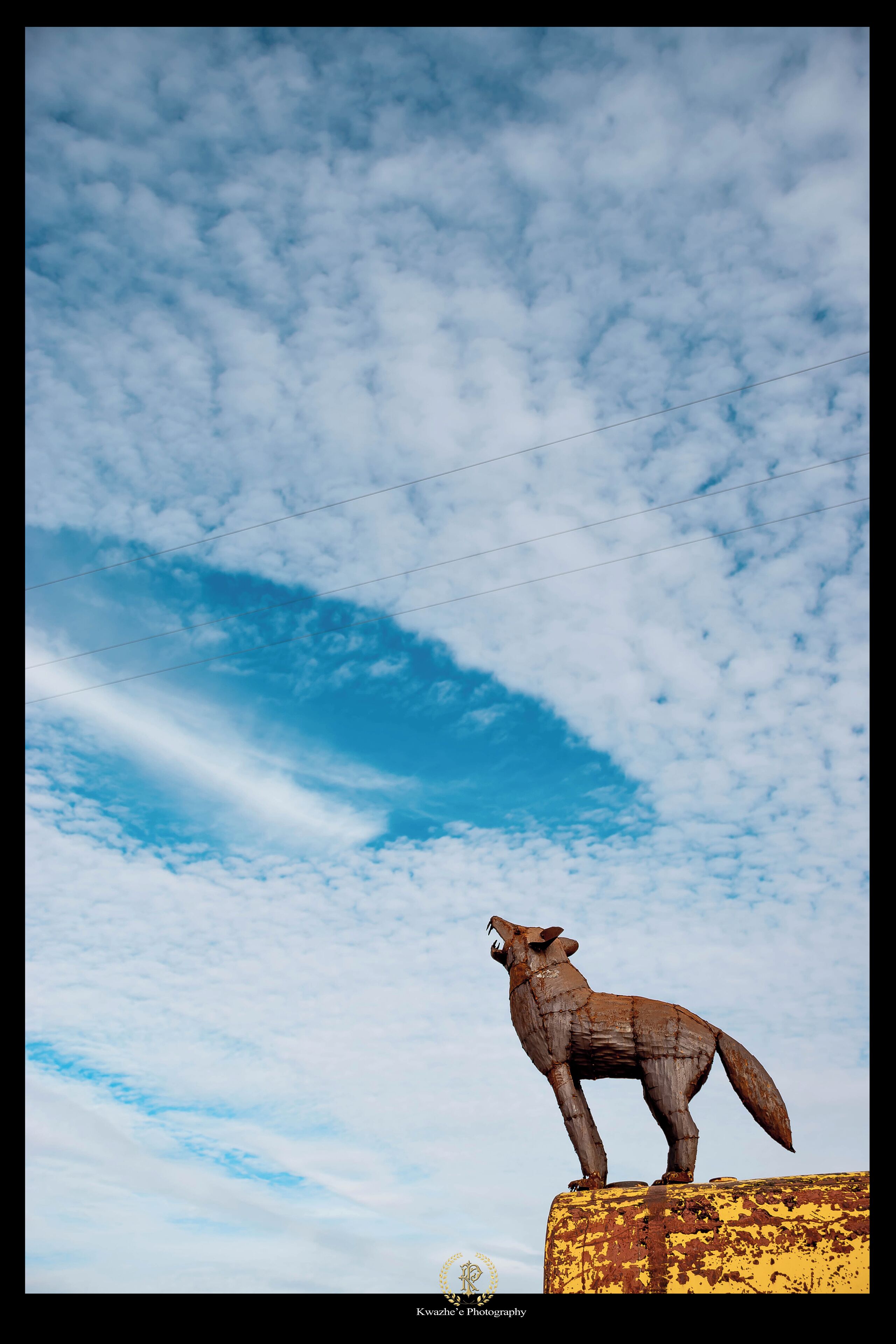2020 of Jan 19th - Pendleton Rd, Daggett, California (Metal Animals by man made them)

Go Follow him on Facebook, https://www.facebook.com/RustyEmpireArt/ (Support Him)