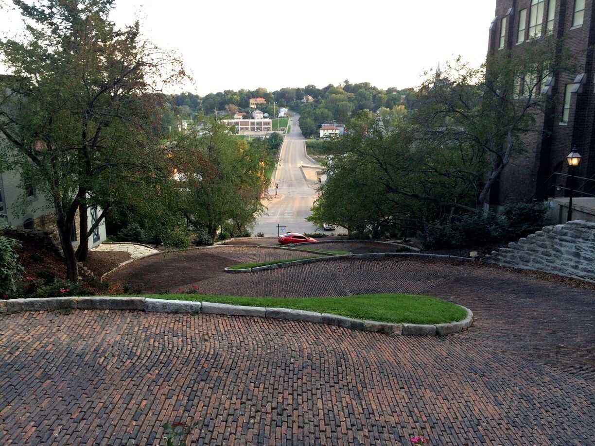 Ripley's Believe or Not has coined Snake Alley as the crookedest road in the world. Built in 1894, cars still maneuver their way from the top to the bottom, an exhilarating experience worth seeking! 
#localgem
