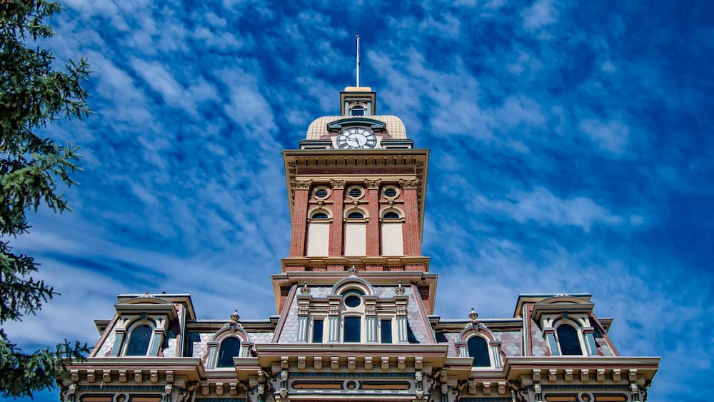 Adams County Courthouse in Decatur, Indiana.