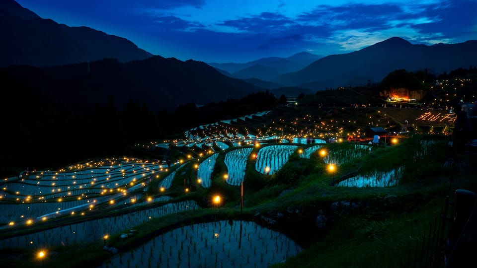 Maruyama senmaida Rice terraces